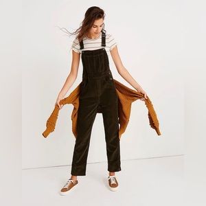 Madewell corduroy straight leg overall